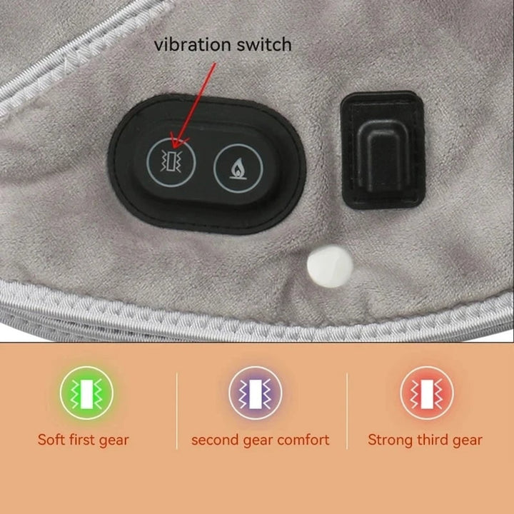 Heated Neck Massager And Shoulder Portable Heating Pad With Vibration Function - Image 3