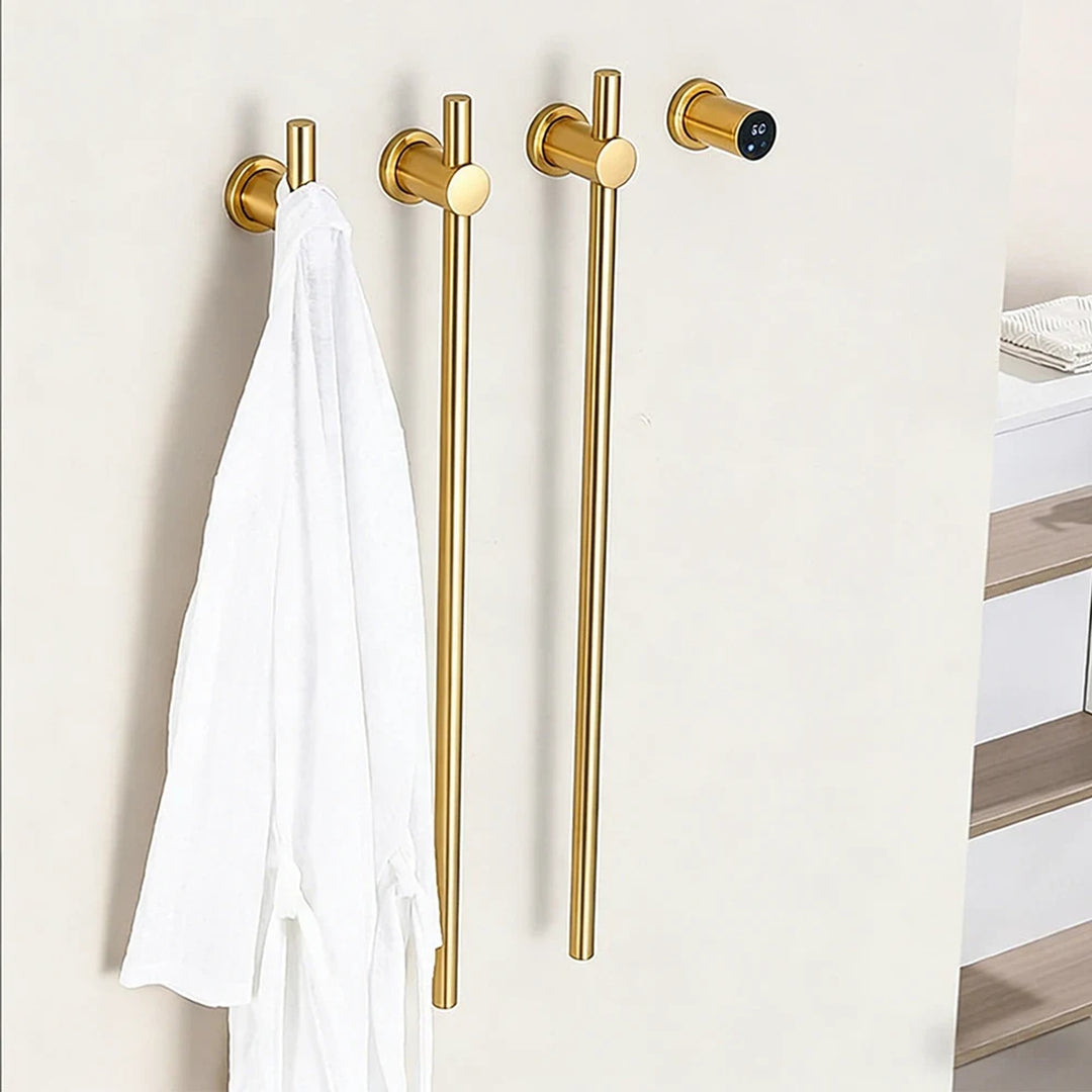 Heated Towel Rack Modern Electric Wall Mounted Bathroom Warmer Rail Heater 3Bars Stainless Steel 220V/110V - Image 2
