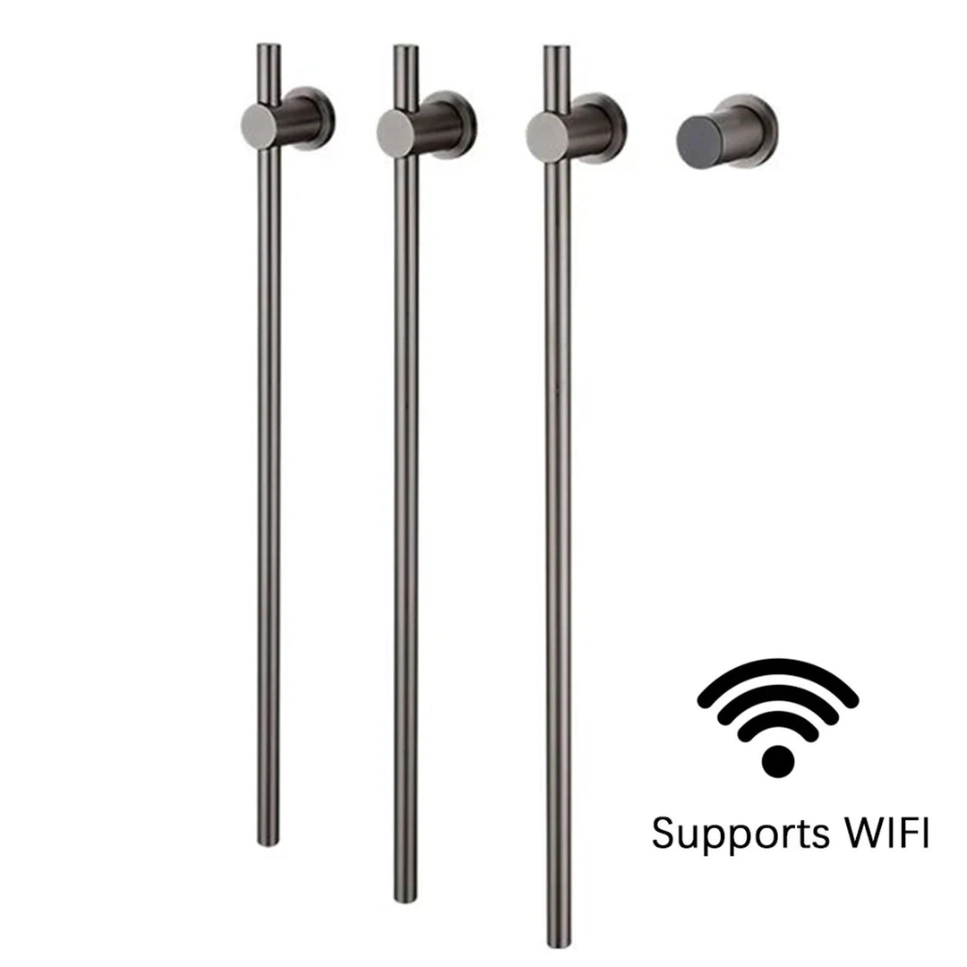 Heated Towel Rack Modern Electric Wall Mounted Bathroom Warmer Rail Heater 3Bars Stainless Steel 220V/110V - Image 14