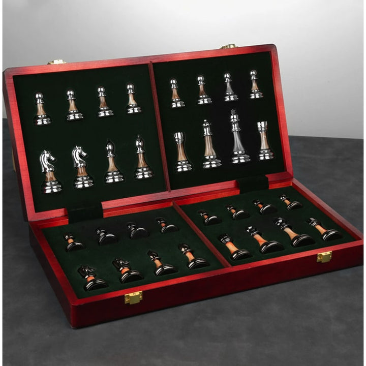 High End Chess Set With Zinc Alloy Acrylic Outer Electroplating - Image 6