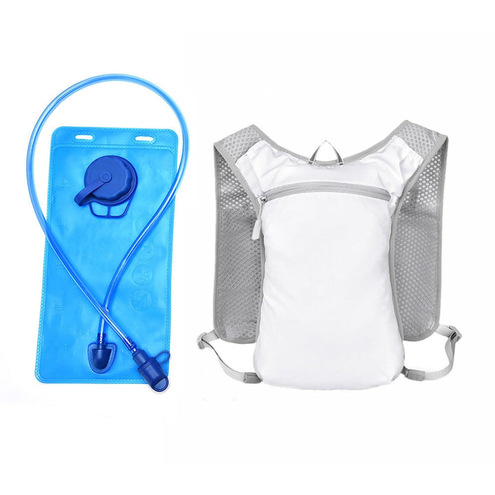 Hydration Backpack with Secure Running Vest and Zippered Pocket - Image 7