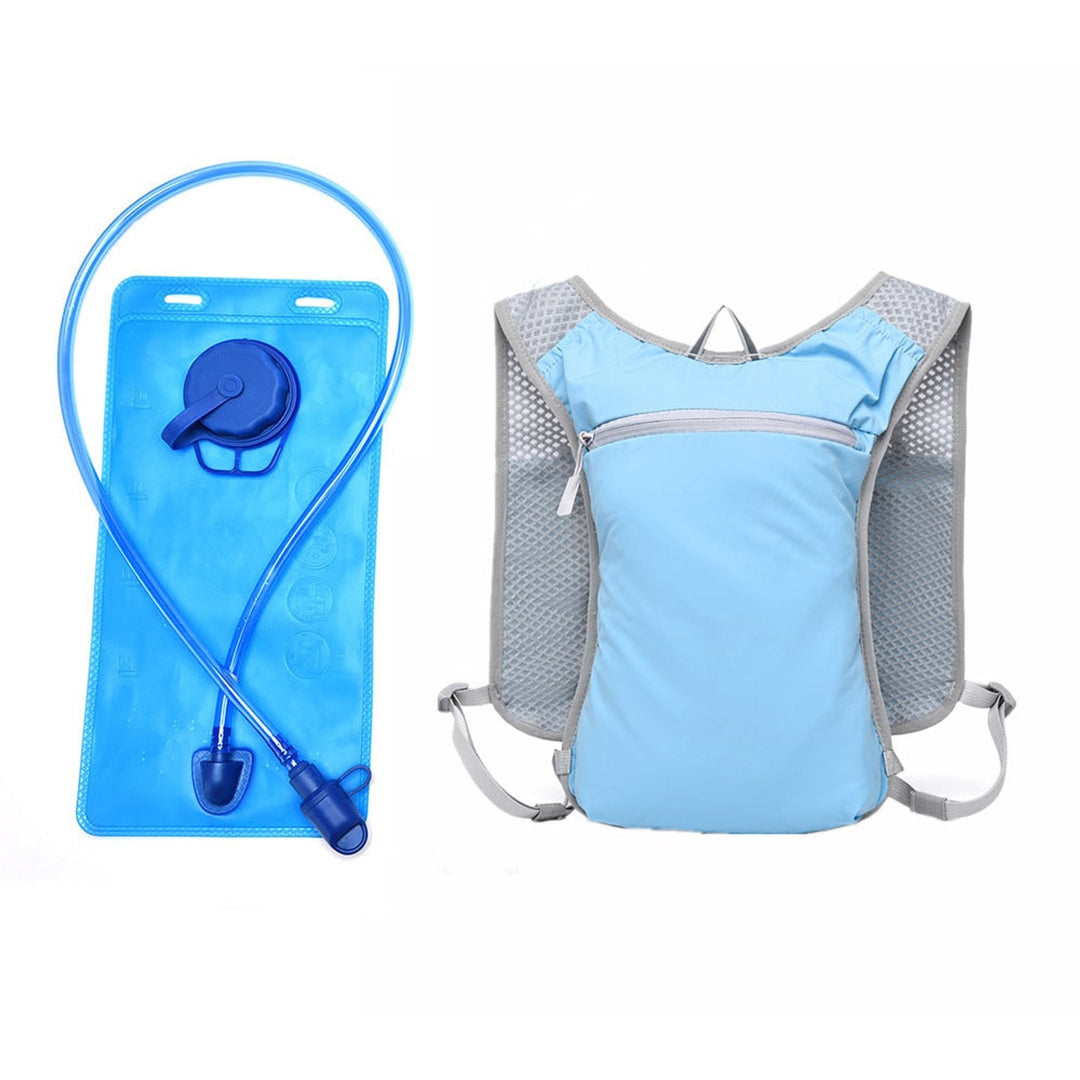 Hydration Backpack with Secure Running Vest and Zippered Pocket - Image 16