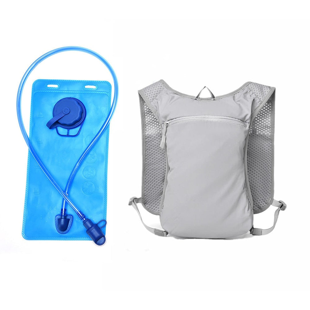 Hydration Backpack with Secure Running Vest and Zippered Pocket - Image 12