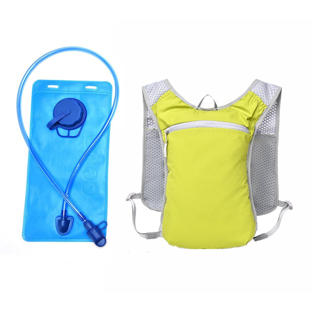 Hydration Backpack with Secure Running Vest and Zippered Pocket - Image 9