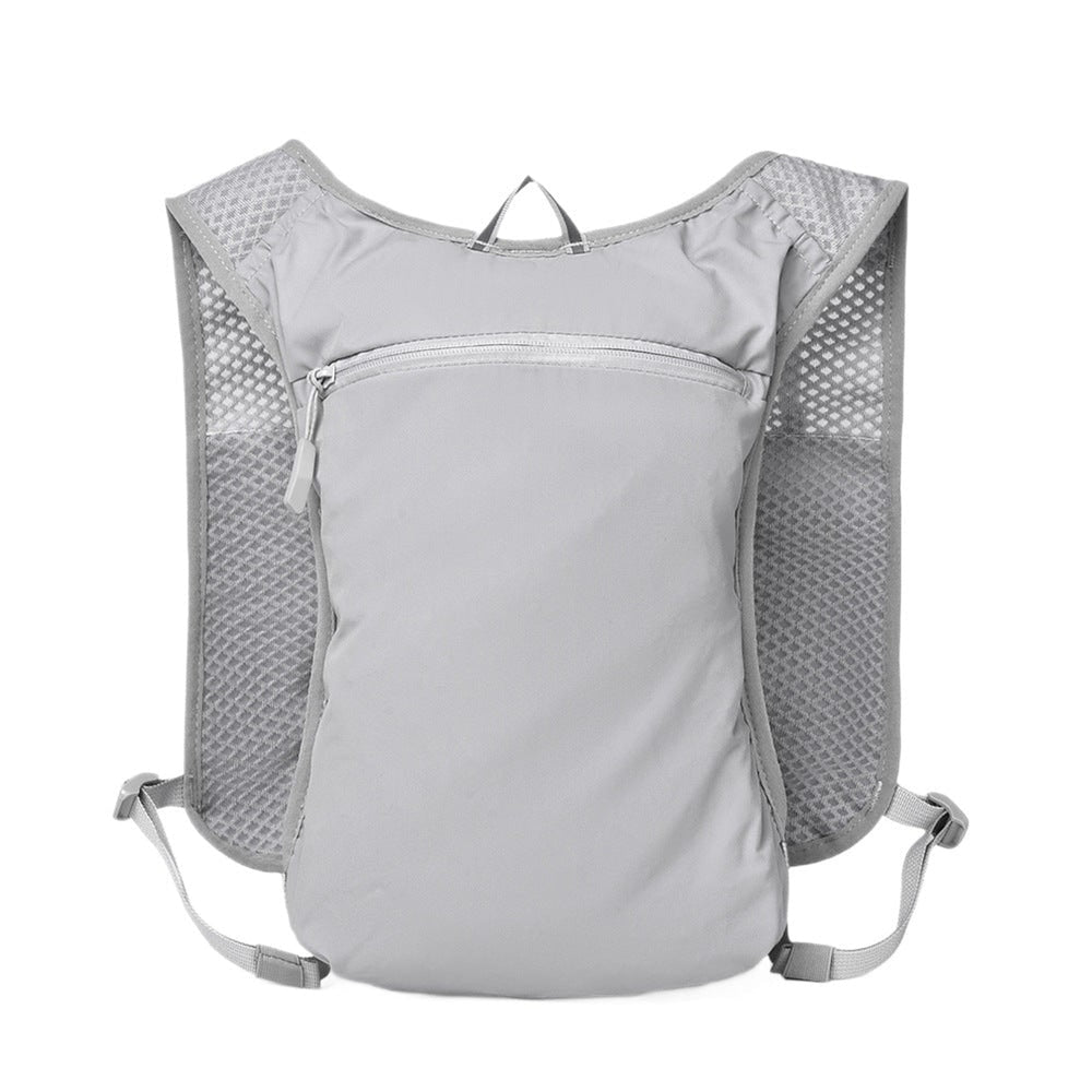 Hydration Backpack with Secure Running Vest and Zippered Pocket - Image 4