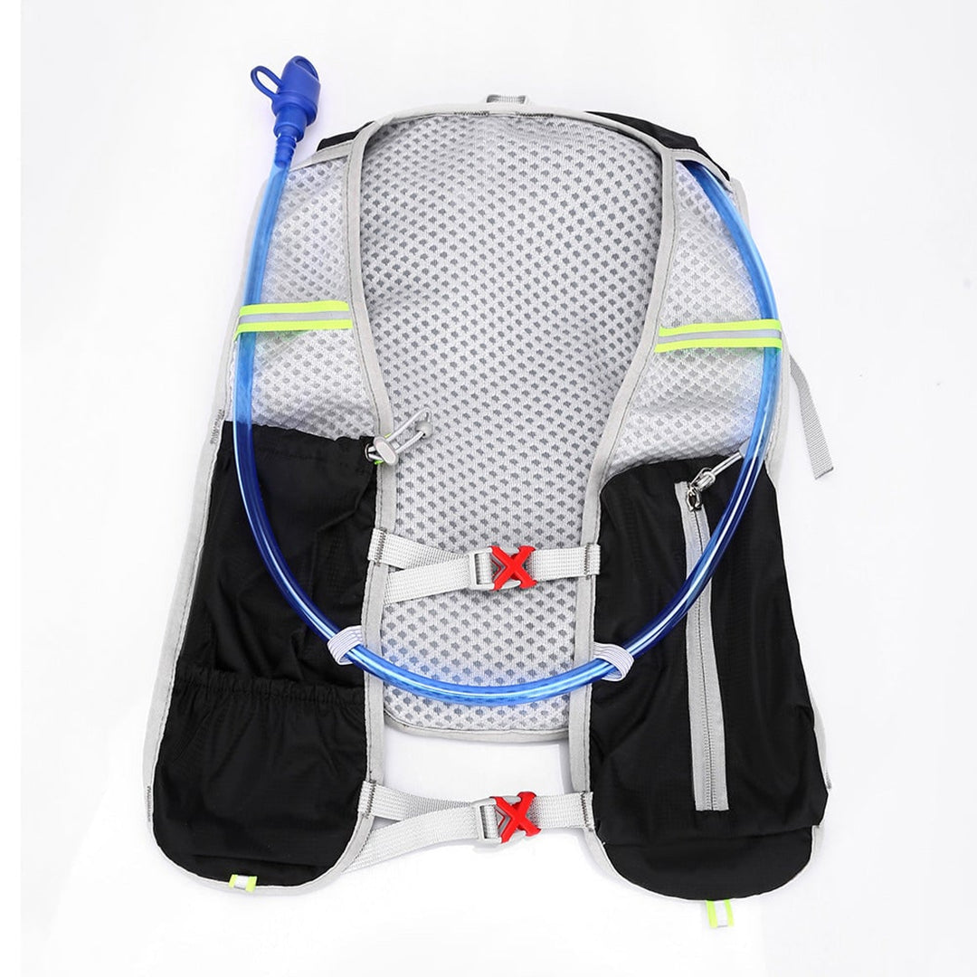 Hydration Vest With Mesh Straps And Detachable Bladder Compartment For Running And Outdoor Activities - Image 3