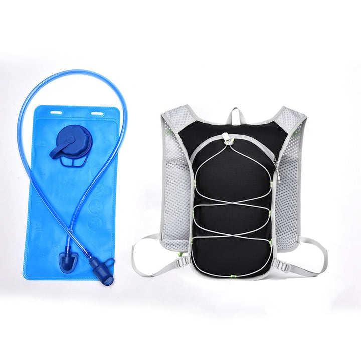 Hydration Vest With Mesh Straps And Detachable Bladder Compartment For Running And Outdoor Activities - Image 8
