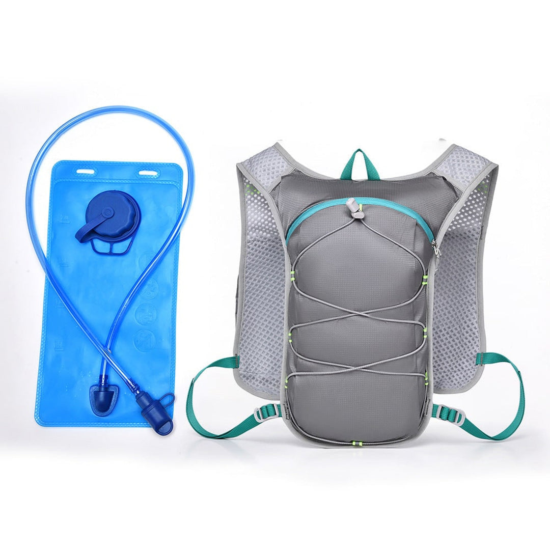 Hydration Vest With Mesh Straps And Detachable Bladder Compartment For Running And Outdoor Activities - Image 12