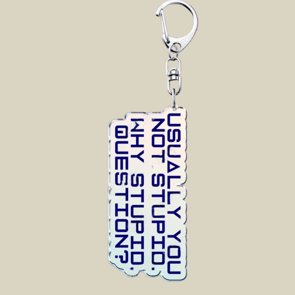 Space Mission Keychain - Metal Crest Keyring for Keys & Bags