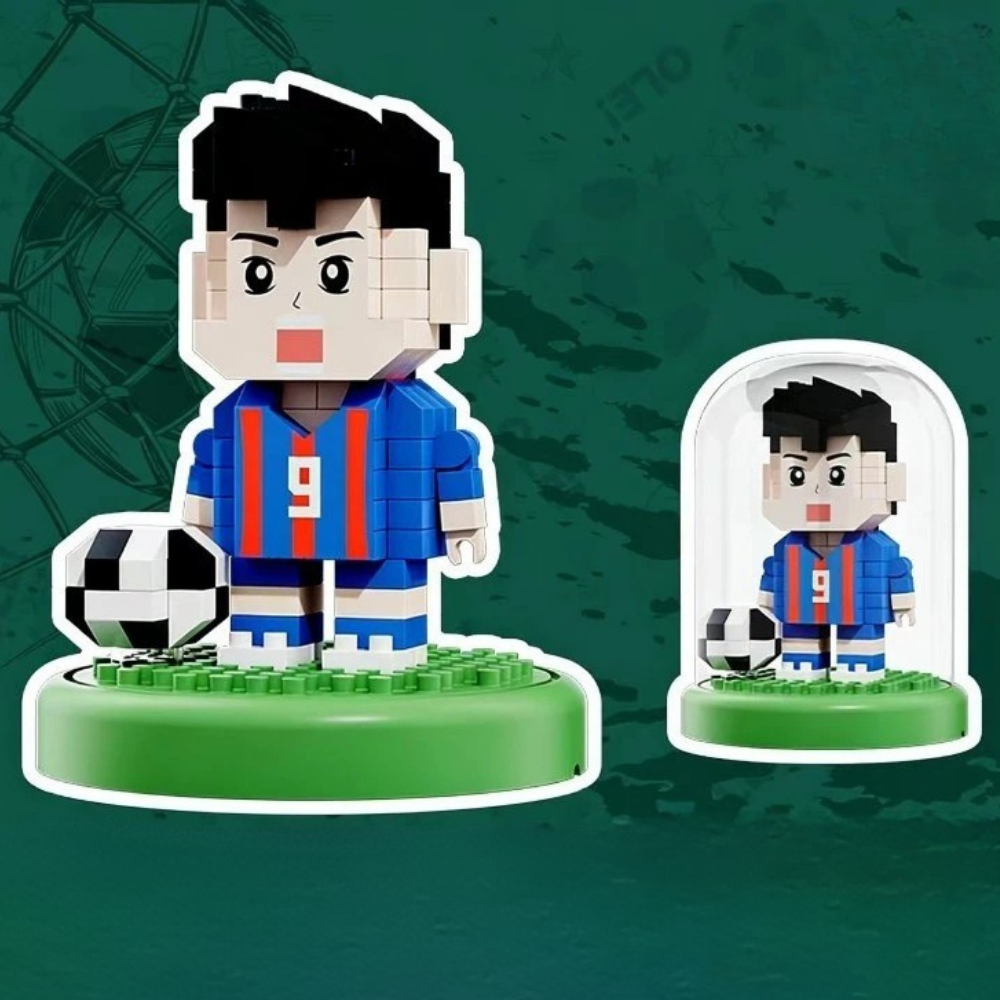 Byggsats Fotbollstrofé – Modell för Sportdisplay