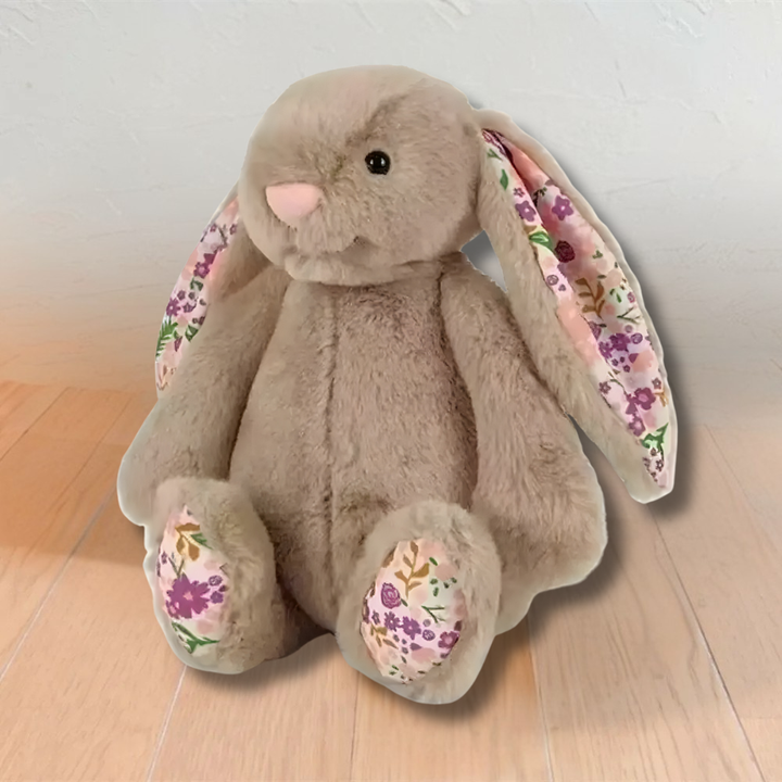 Soft Bunny Plush Toy – Long Ear Rabbit Stuffed Animal for Cuddling