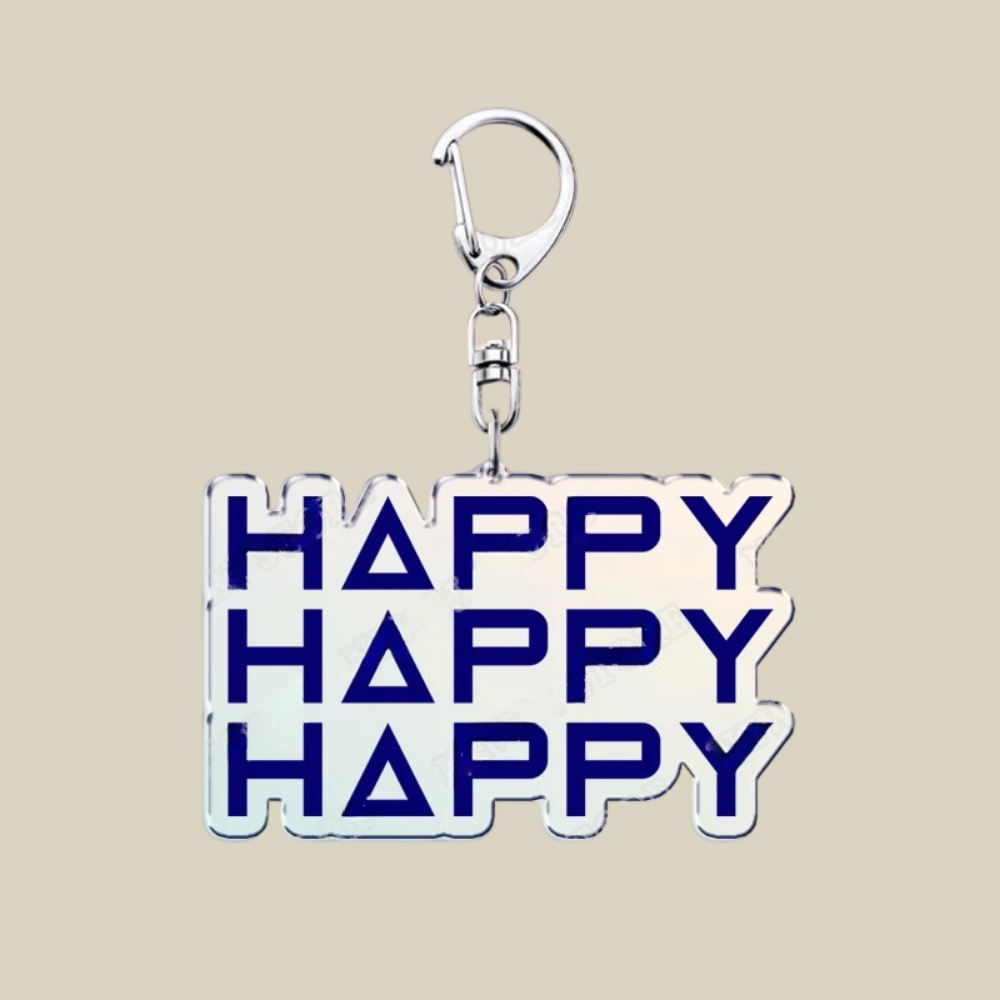 Space Mission Keychain - Metal Crest Keyring for Keys & Bags