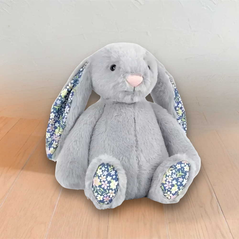 Soft Bunny Plush Toy – Long Ear Rabbit Stuffed Animal for Cuddling