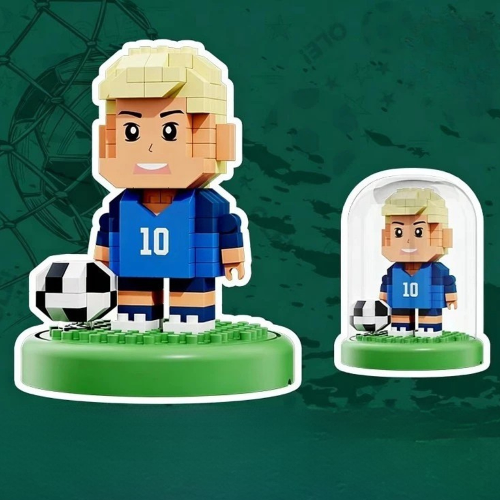 Byggsats Fotbollstrofé – Modell för Sportdisplay