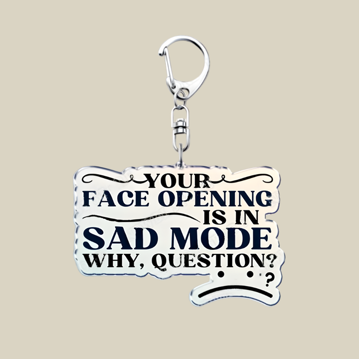 Space Mission Keychain - Metal Crest Keyring for Keys & Bags
