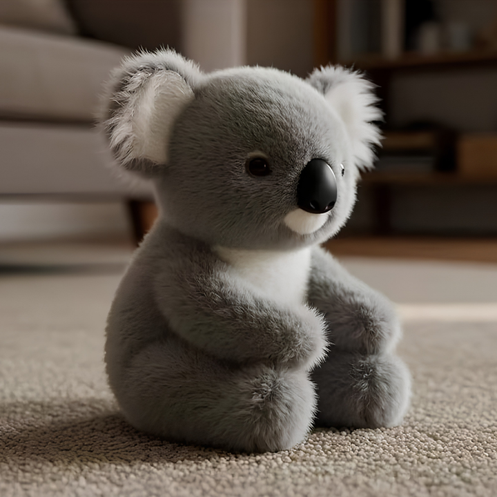 Giocattolo di peluche pesato Koala morbido animale imbottito da coccolare