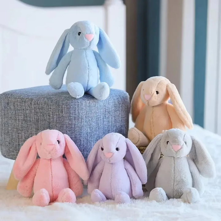 Plush Bunnycat Soft Long Ear Rabbit Doll – Cute Stuffed Animal for Kids & Sleeping