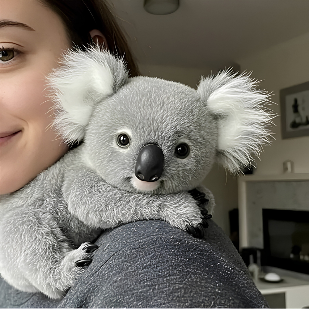 Giocattolo di peluche pesato Koala morbido animale imbottito da coccolare