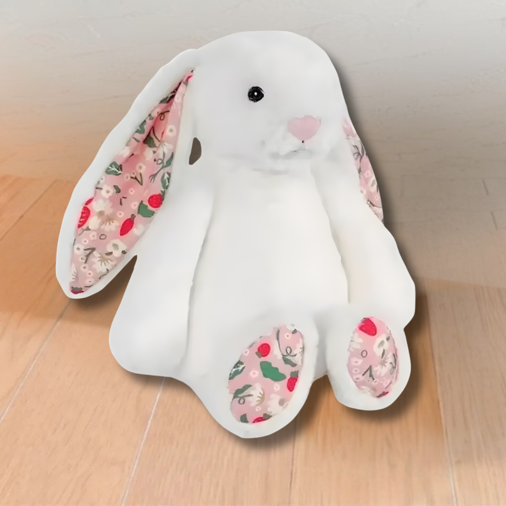 Soft Bunny Plush Toy – Long Ear Rabbit Stuffed Animal for Cuddling