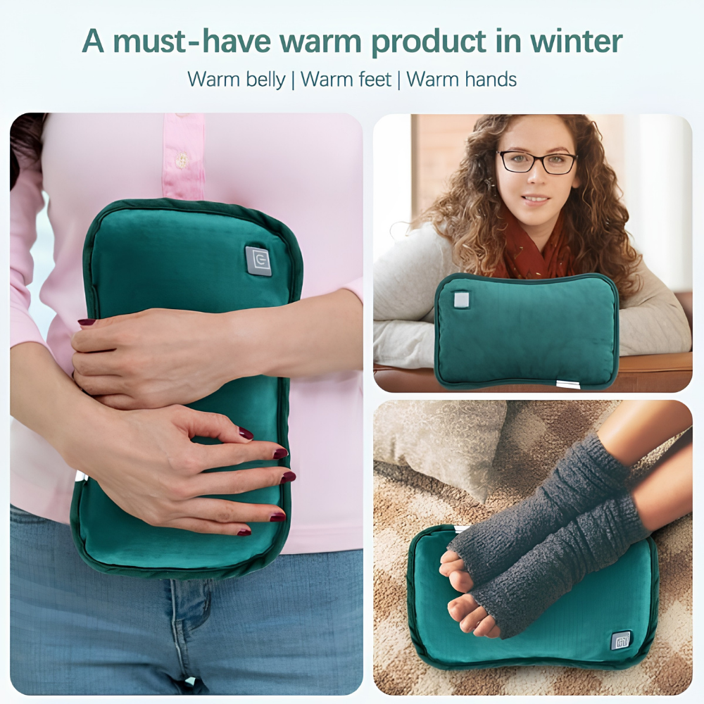 Rechargeable Hand Warmer – USB Portable Electric Pouch