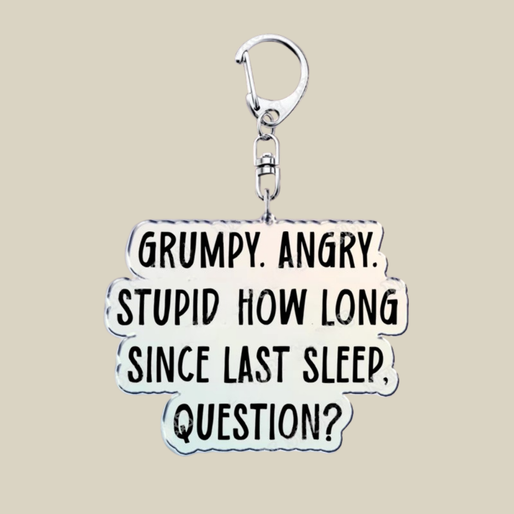 Space Mission Keychain - Metal Crest Keyring for Keys & Bags