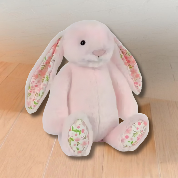Soft Bunny Plush Toy – Long Ear Rabbit Stuffed Animal for Cuddling