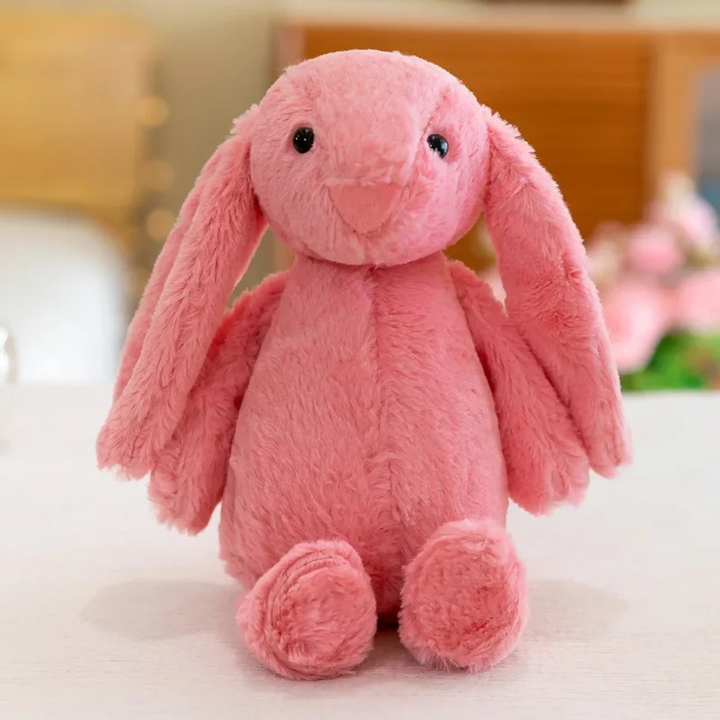 Plush Bunnycat Soft Long Ear Rabbit Doll – Cute Stuffed Animal for Kids & Sleeping