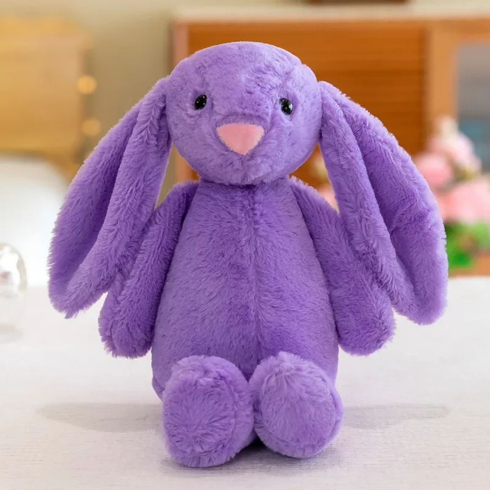 Plush Bunnycat Soft Long Ear Rabbit Doll – Cute Stuffed Animal for Kids & Sleeping