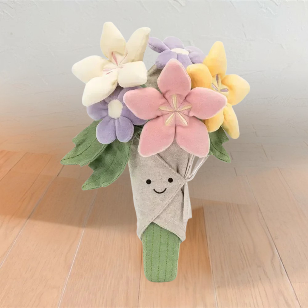 Soft Bunny Plush Toy – Long Ear Rabbit Stuffed Animal for Cuddling