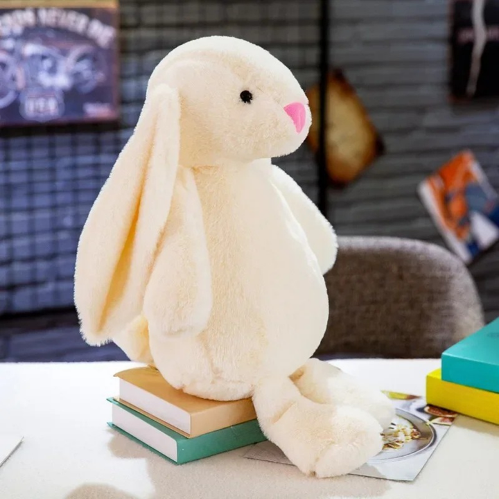 Plush Bunnycat Soft Long Ear Rabbit Doll – Cute Stuffed Animal for Kids & Sleeping
