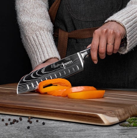 Imperial 14-Piece Japanese Knife Block Set With Acacia Hardwood Block - Image 9