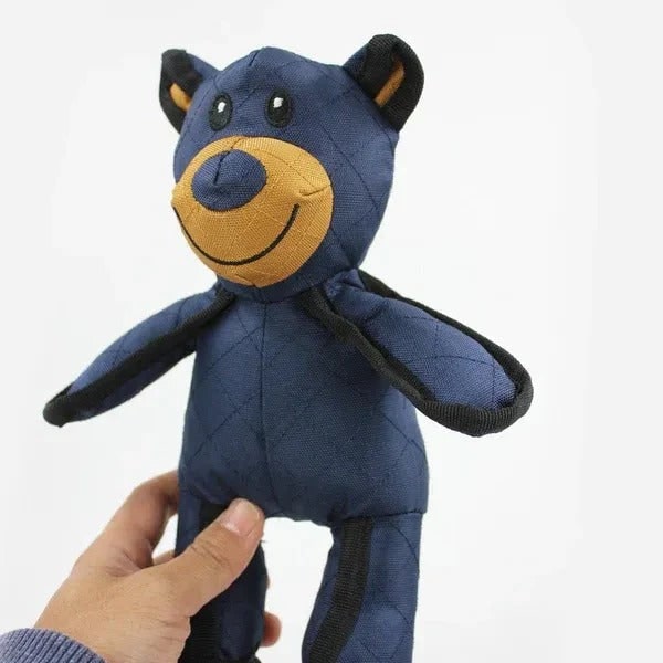 Indestructible Interactive Bear Dog Toy For Heavy Chewers With Squeaker - Image 7