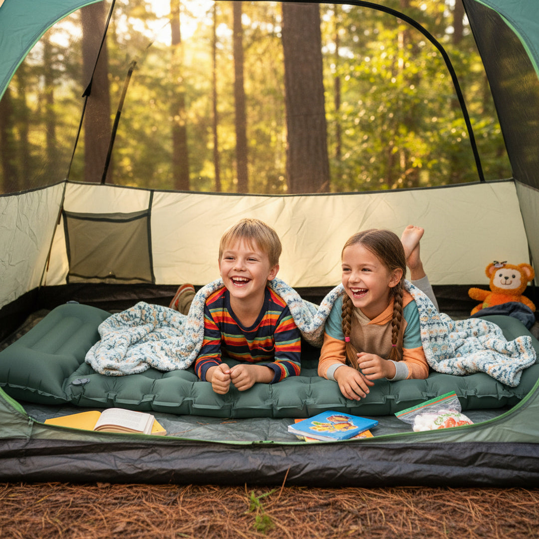 Inflatable Camping Mattress Cozy Rest Thick Sleeping Pad With Pump - Image 5