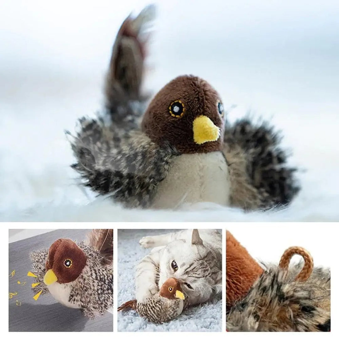 Interactive Bird Cat Toy With Flapping Wings And Chirping Sound For Indoor Cats - Image 7