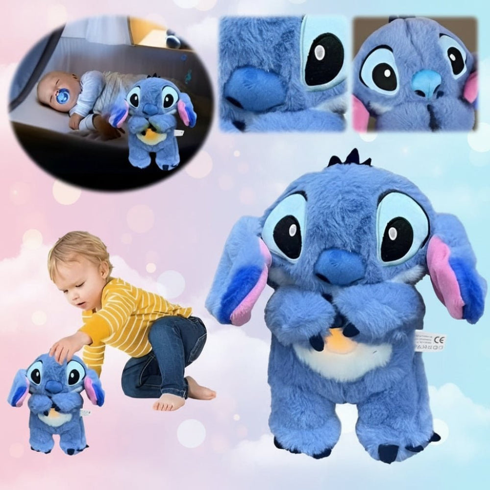 Interactive Plush Toy Breathing Soothing Soothing Night Light - Image 14
