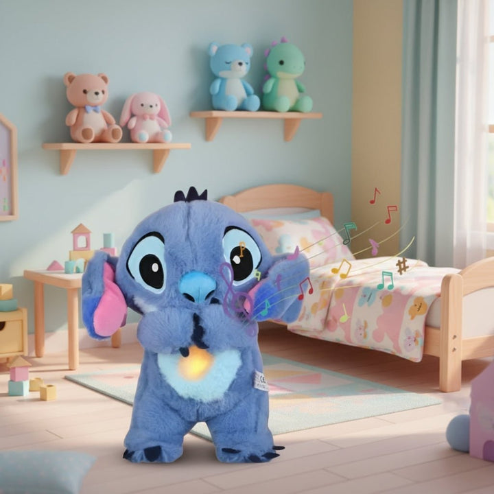Interactive Plush Toy Breathing Soothing Soothing Night Light - Image 15