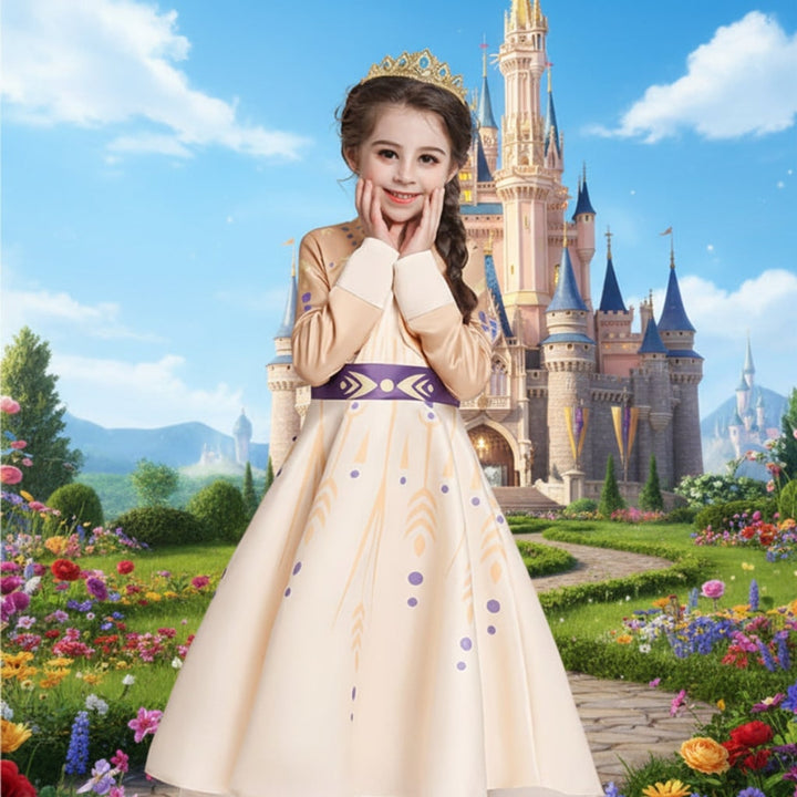 Kids' Halloween Princess Costume Set For Up With Tiara And Scepter Games All Included - Image 3