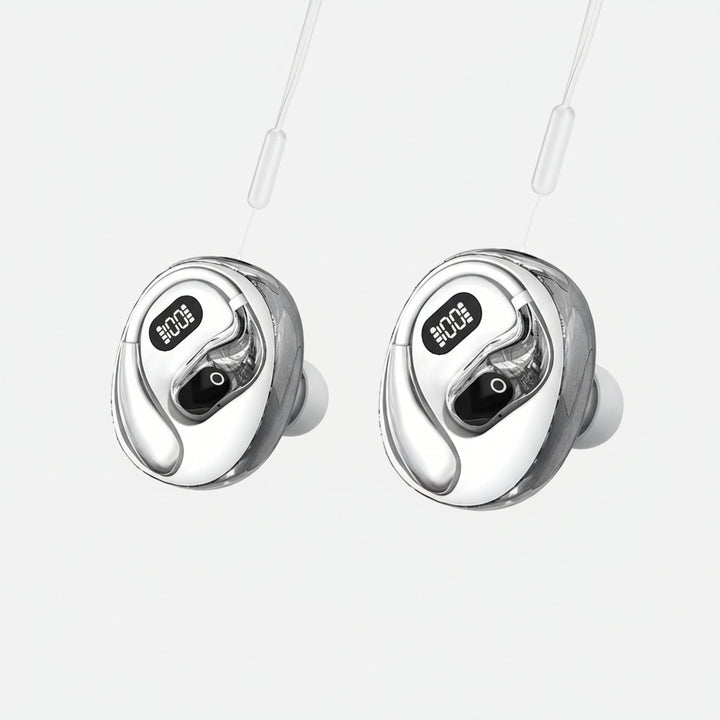 Translation Earbuds - Bluetooth Open Ear Wireless Headphones for Travel & Calls