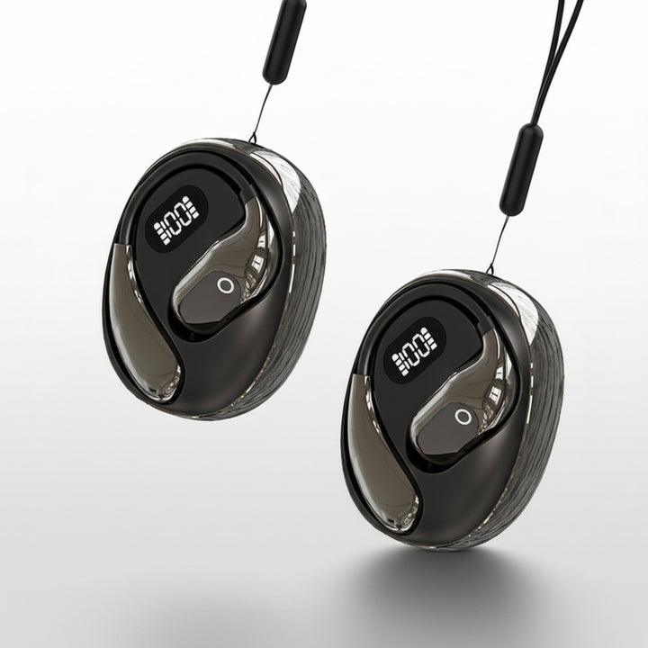 Translation Earbuds - Bluetooth Open Ear Wireless Headphones for Travel & Calls