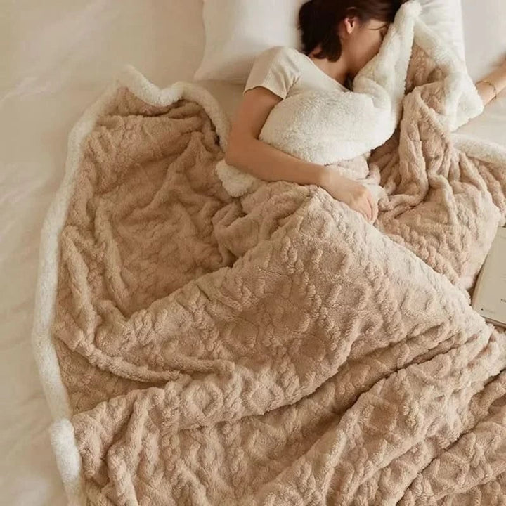 Lambswool Winter Soft Warm Throw Thick Fleece Blanket - Image 6