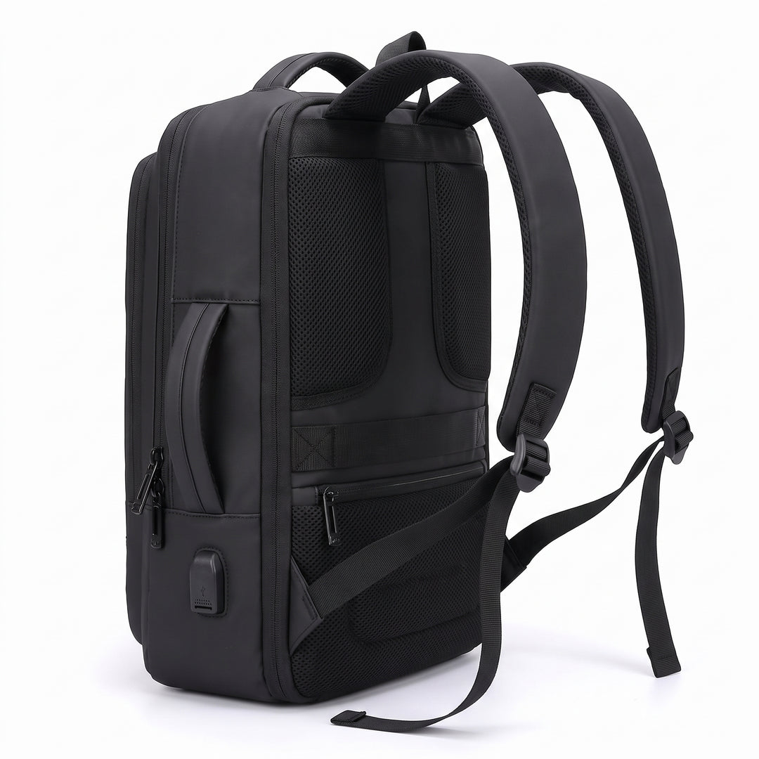 Laptop Backpack with Supportive Secure Design and Top Handle - angle