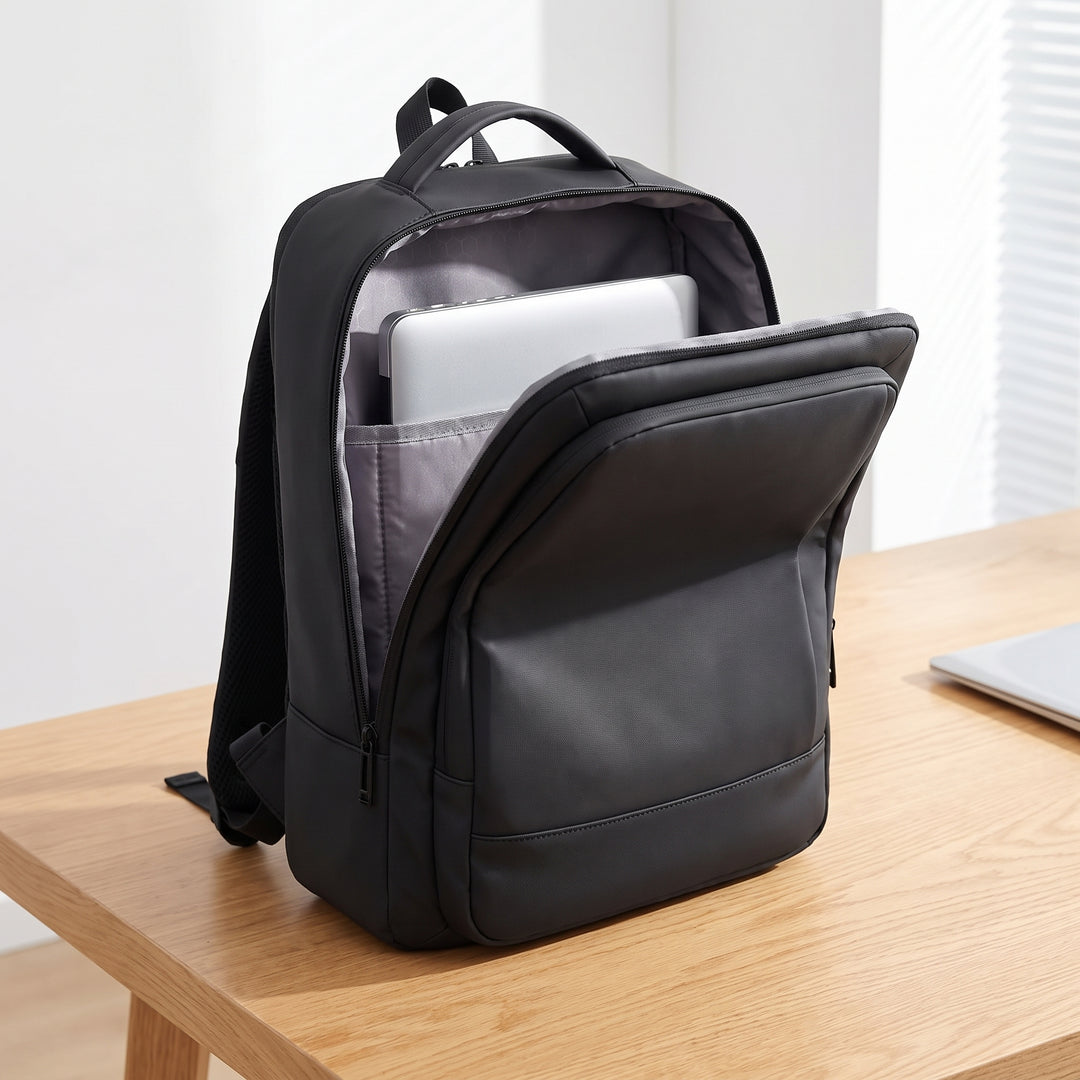 Laptop Backpack with Supportive Secure Design and Top Handle - scale