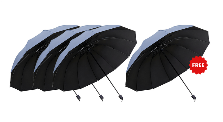 Large Coverage Umbrella With 12-Rib Wind-Resistant Construction And Reverse Folding Design - Image 29