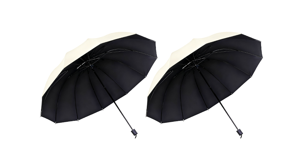 Large Coverage Umbrella With 12-Rib Wind-Resistant Construction And Reverse Folding Design - Image 35