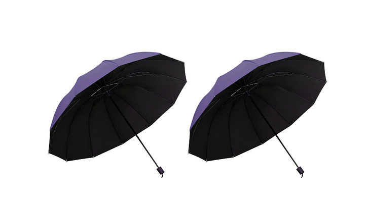 Large Coverage Umbrella With 12-Rib Wind-Resistant Construction And Reverse Folding Design - Image 37