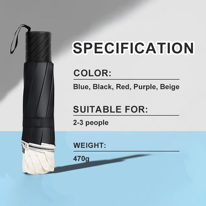 Large Coverage Umbrella With 12-Rib Wind-Resistant Construction And Reverse Folding Design - Image 7