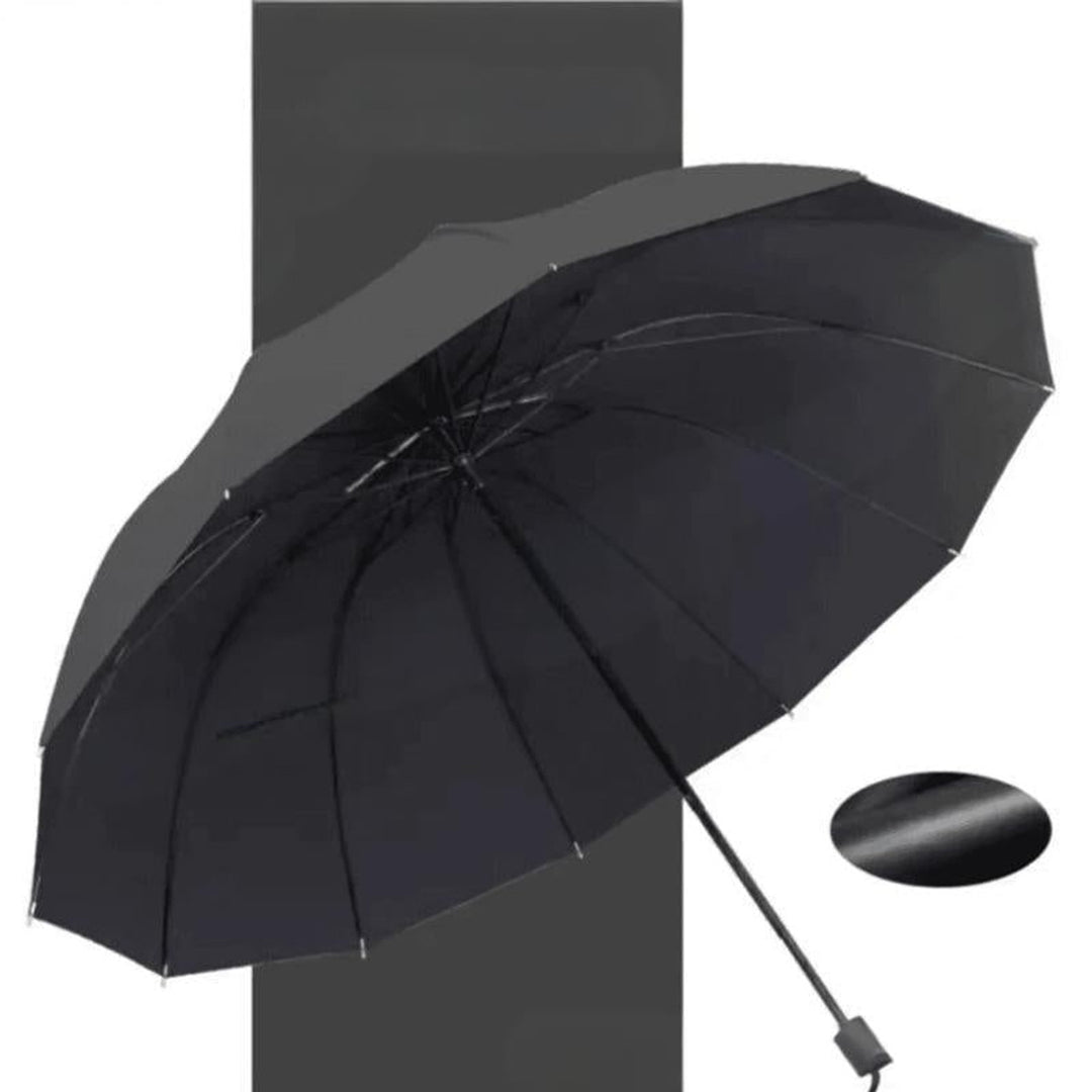 Large Coverage Umbrella With 12-Rib Wind-Resistant Construction And Reverse Folding Design - Image 12