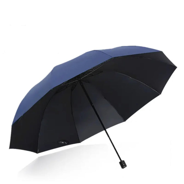 Large Folding Umbrella With 130 Cm Canopy Windproof And Compact For 3 People - Image 4