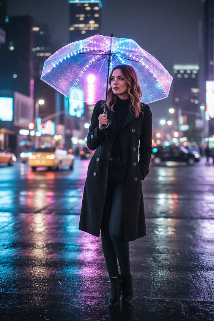 Laser LED Glow Party Light Umbrella TPU - Image 10