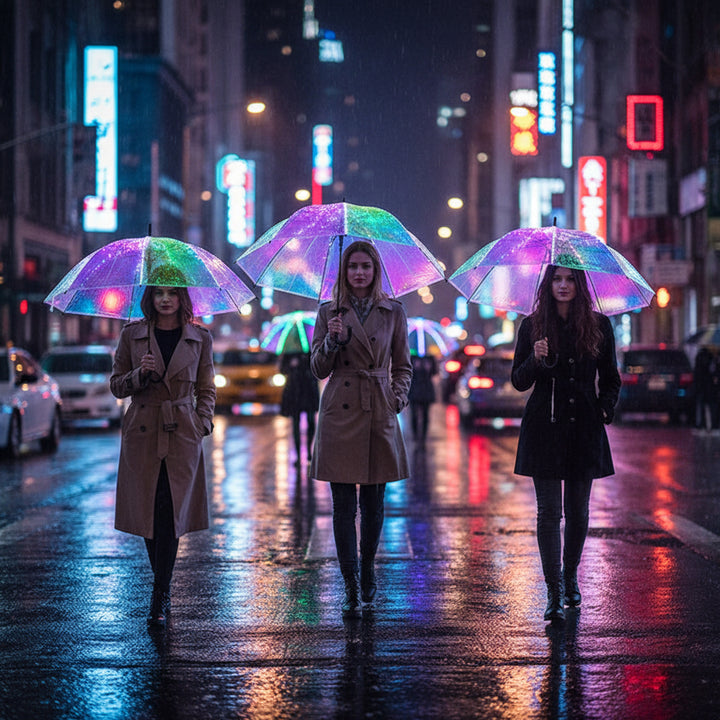 Laser LED Glow Party Light Umbrella TPU - Image 4